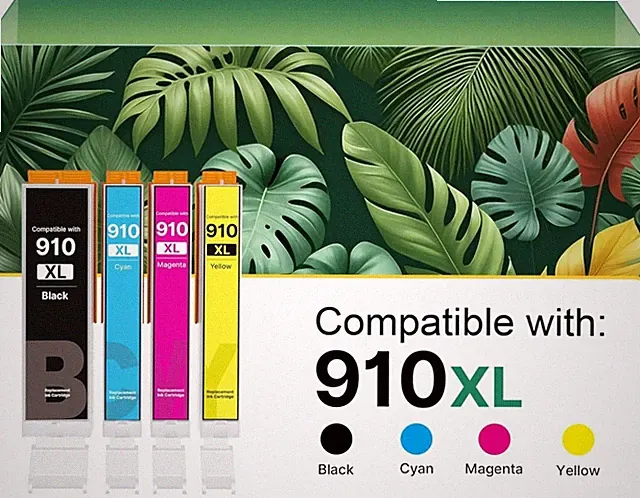 Ejet 910XL Ink Cartridges for HP Printers Compatible with HP 910 Ink Cartridges