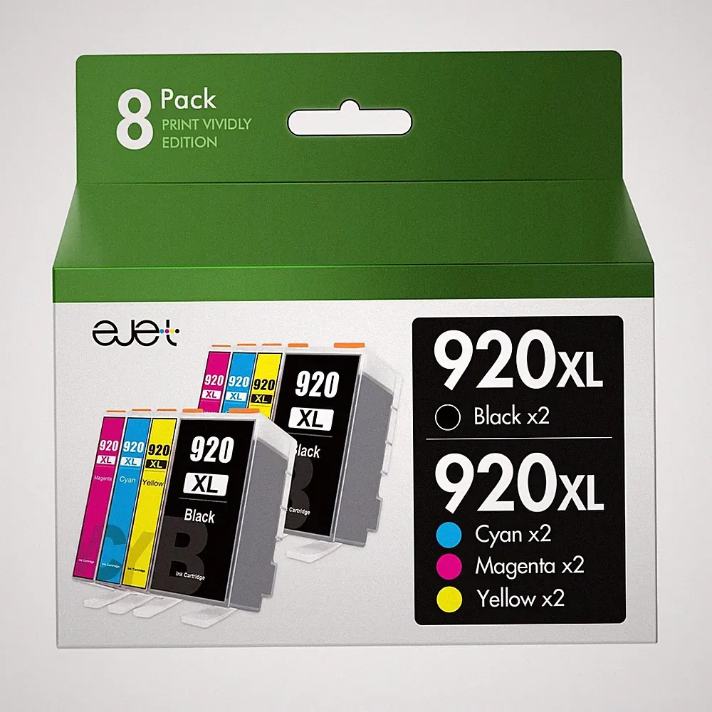 ejet 920XL Replacement for HP 920XL Ink Cartridges Combo Pack 920 XL Compatib...
