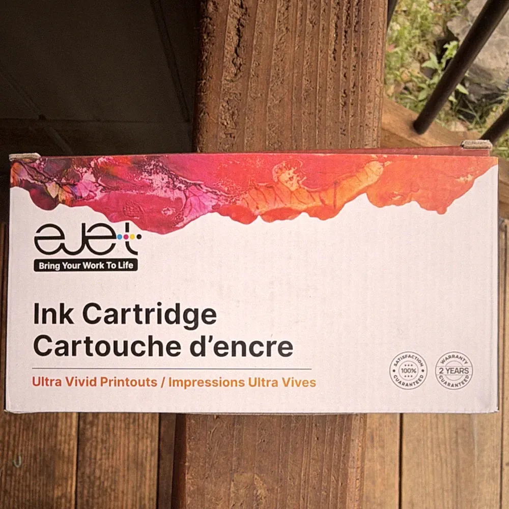 ejet Compatible Ink Cartridge Set Black & Color Ultra Vivid Printouts High Yield