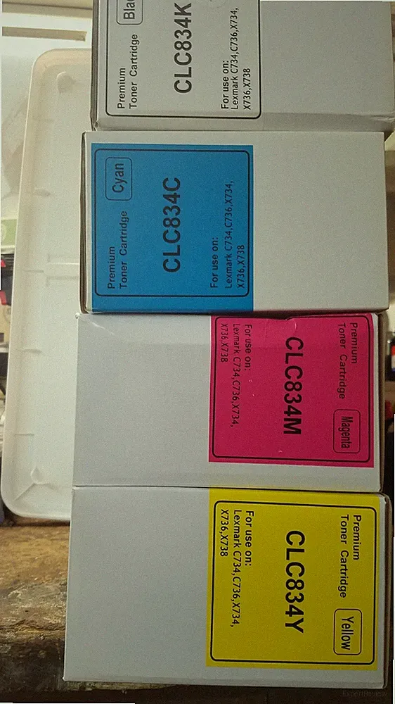 Lot of 4 laser toner cartridge Premium Compatible Ink. New Unopened Set