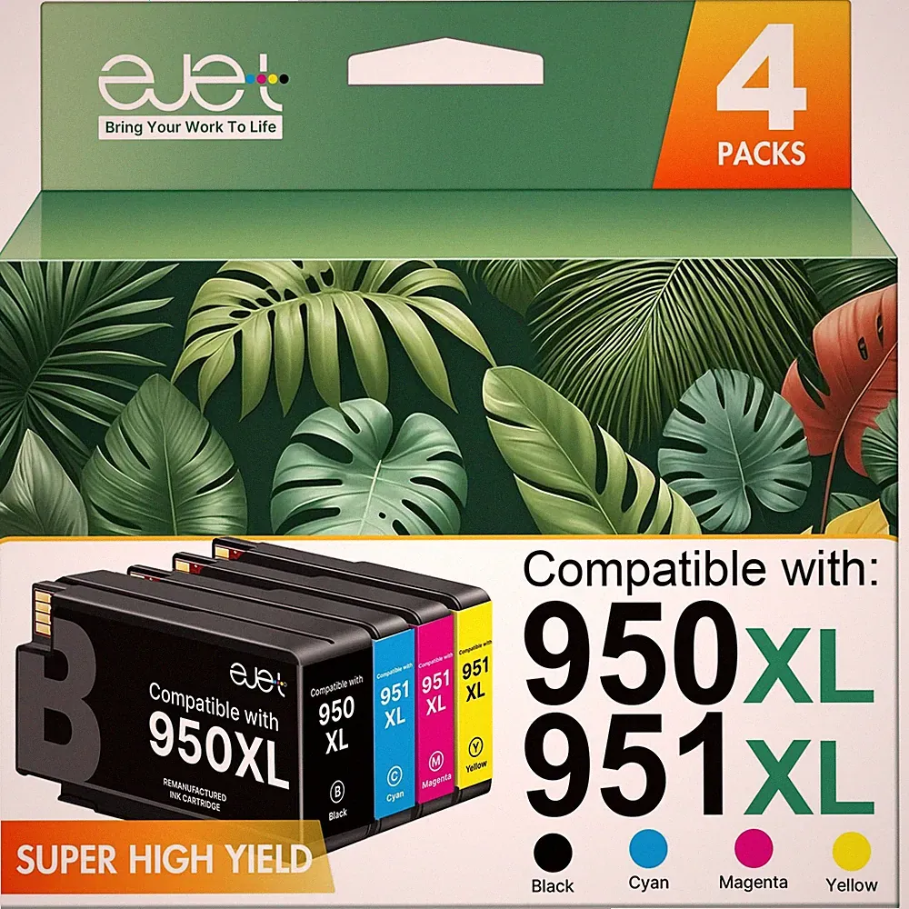 Save $40+ on Ink - ejet 950XL 951XL Combo Pack for HP OfficeJet Pro